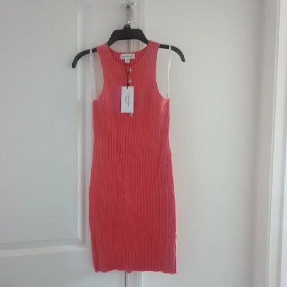 Calvin Klein Jeans | Dresses | Calvin Klein Jeans Pink Halter Golf Dress |  Poshmark